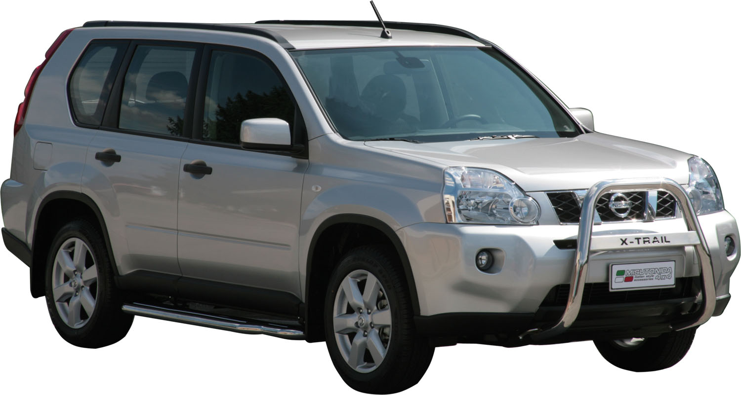 Pedane Laterali Inox Ø50 Nissan X-Trail 2007/2010