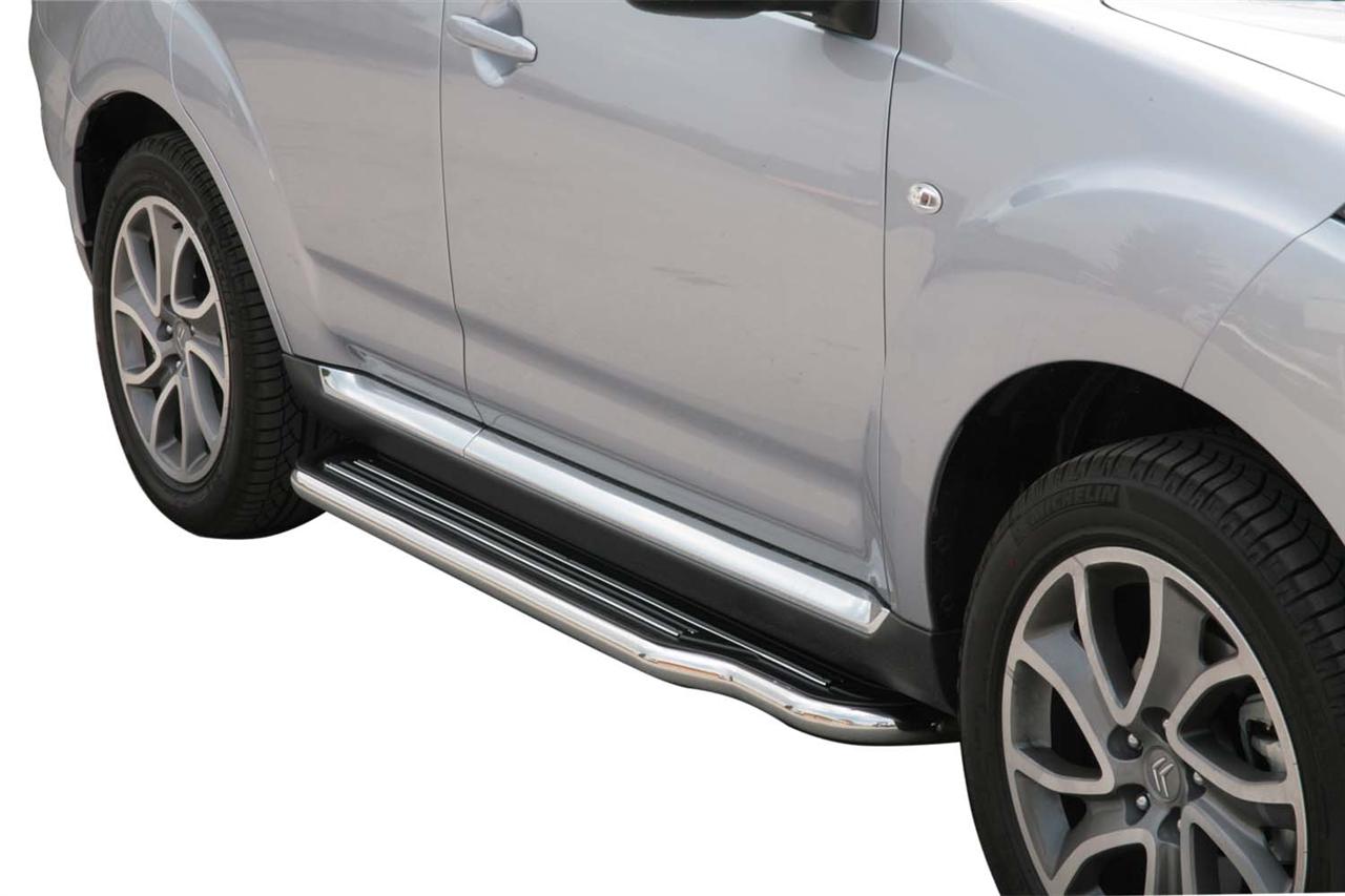 Pedane Laterali Inox Ø50 Citroen C-Crosser 2008+