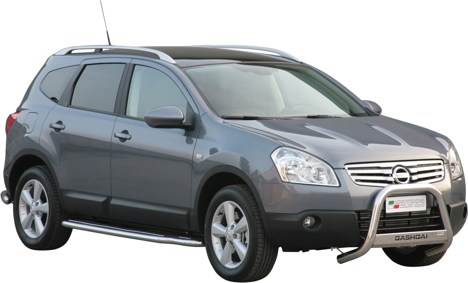 Pedane Laterali Inox Ø50 Nissan Qashqai 2+ 2007+