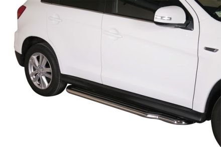 Pedane Laterali Inox Ø50 Mutsubishi Asx 2010+