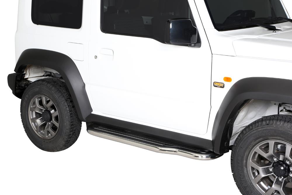 Pedane Laterali Inox Ø50 Suzuki Jimny 2018+