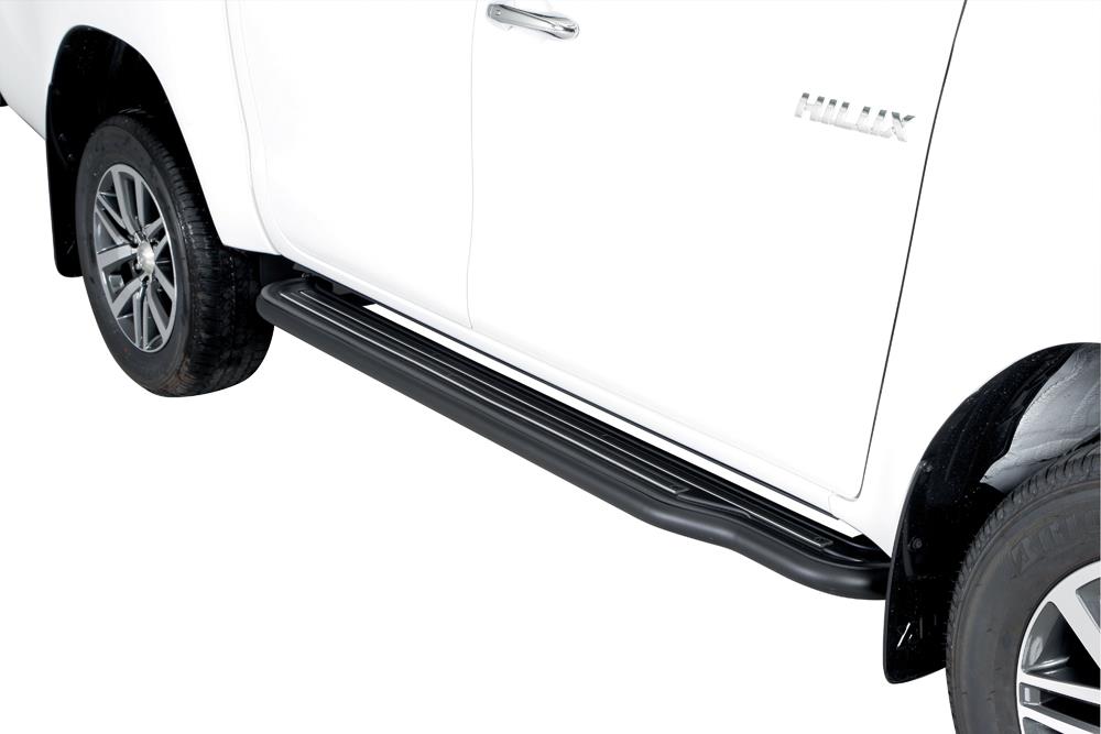 Pedane Laterali Inox Ø50 Toyota Hilux 2016+ Double Cab