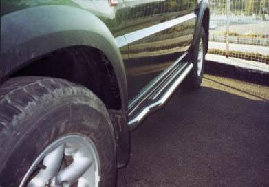 Pedane Laterali Inox Ø50 Nissan Terrano Ii 5P 1994/2002