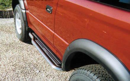 Pedane Laterali Inox Ø50 Toyota Kzdj90 1996/2002