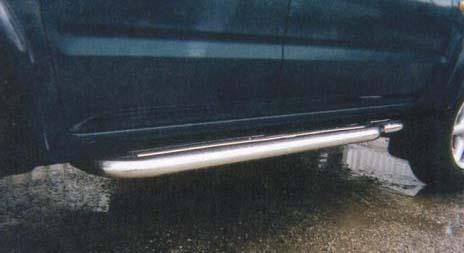 Pedane Laterali Inox Ø50 Toyota Hilux Double Cab 1998/2005