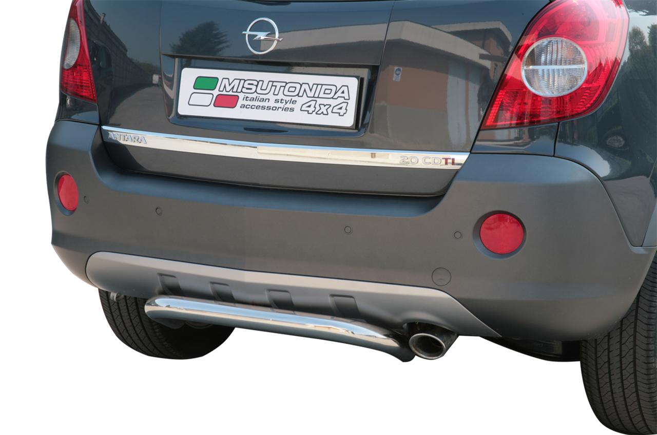 Paraurti Posteriore In Acciaio Inox Ø63 Opel Antara 2007+