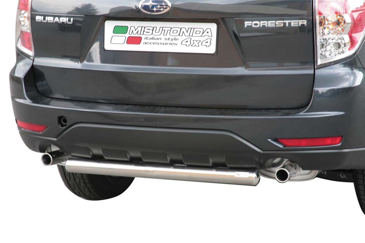 Paraurti Posteriore In Acciaio Inox Ø63 Subaru Forester 2008/2012