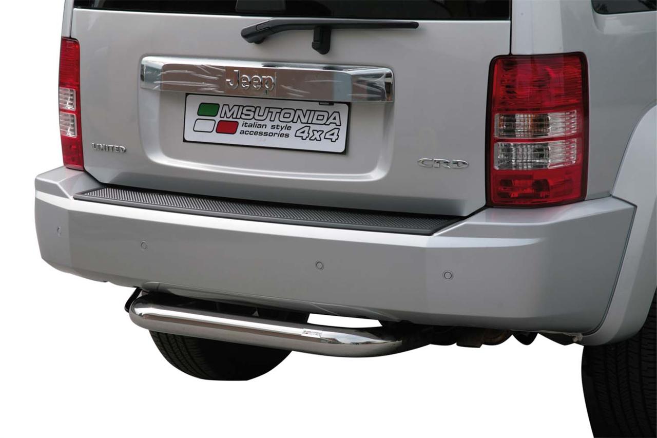 Paraurti Posteriore In Acciaio Inox Ø76 Jeep Cherokee 2008+