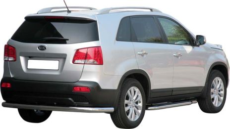 Paraurti Posteriore In Acciaio Inox Ø76 Kia Sorento 2009/2012