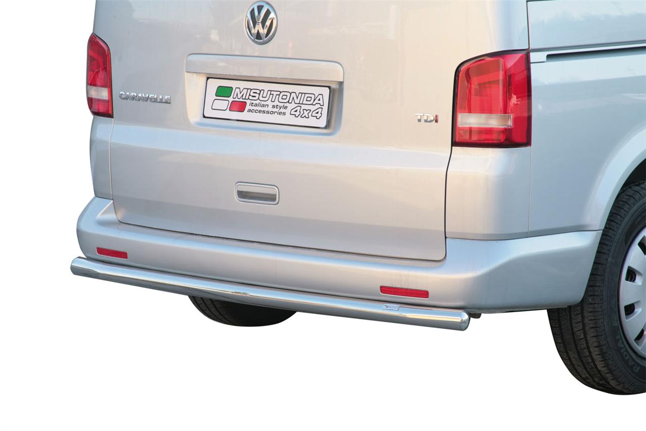 Paraurti Posteriore In Acciaio Inox Ø76 Volkswagen Transporter T5
