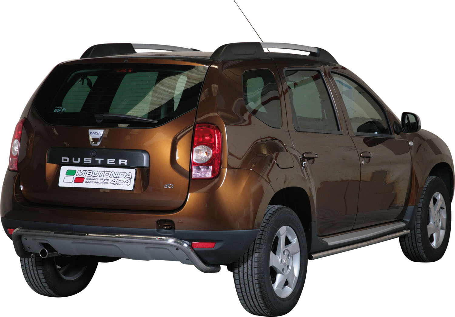 Paraurti Posteriore In Acciaio Inox Ø50 Dacia Duster 2010+