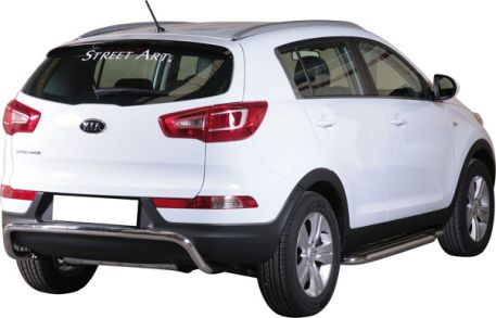 Paraurti Posteriore In Acciaio Inox Ø50 Kia Sportage 2010+