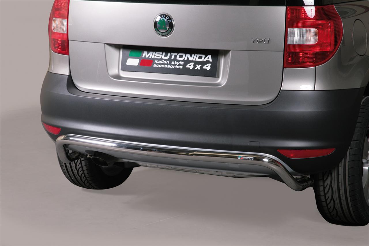 Paraurti Posteriore In Acciaio Inox Ø50 Skoda Yeti 2011+
