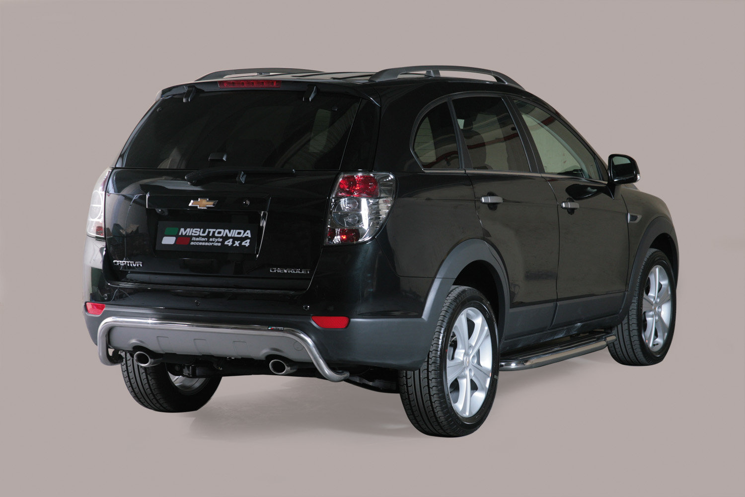 Paraurti Posteriore In Acciaio Inox Ø50 Chevrolet Captiva 2011+