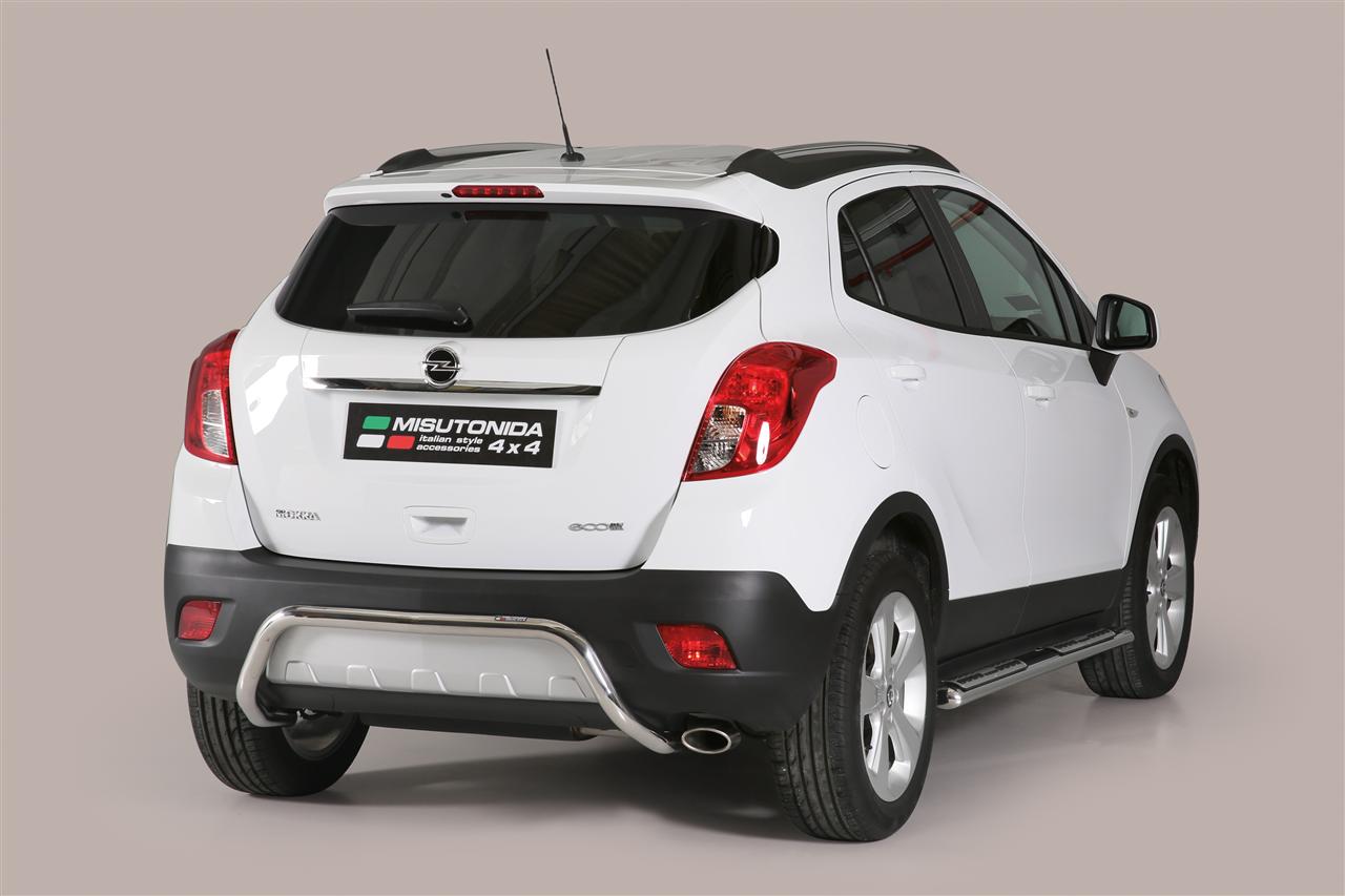Paraurti Posteriore In Acciaio Inox Ø50 Opel Mokka 2012+
