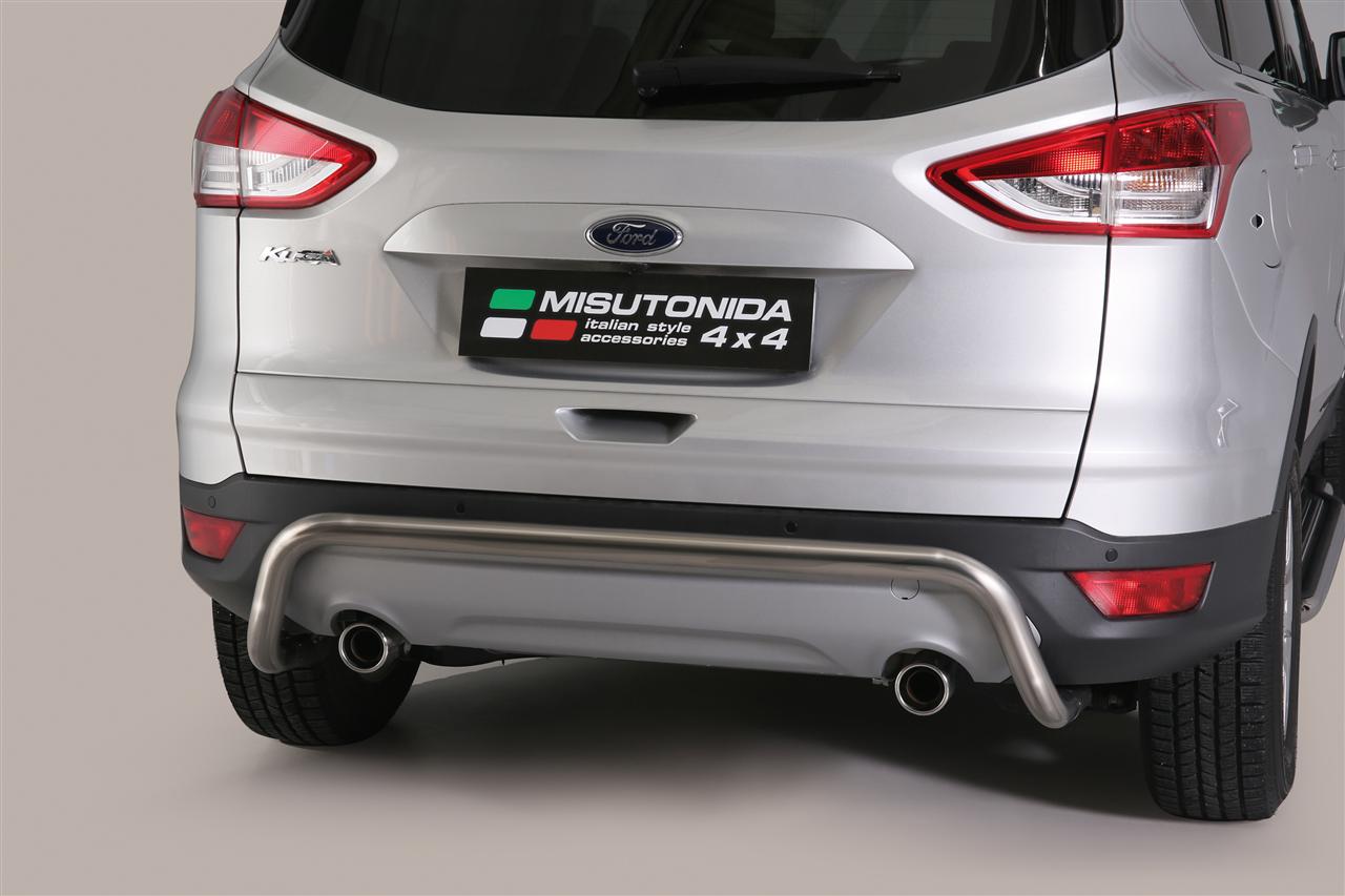 Paraurti Posteriore In Acciaio Inox Ø76 Ford Kuga 2013+