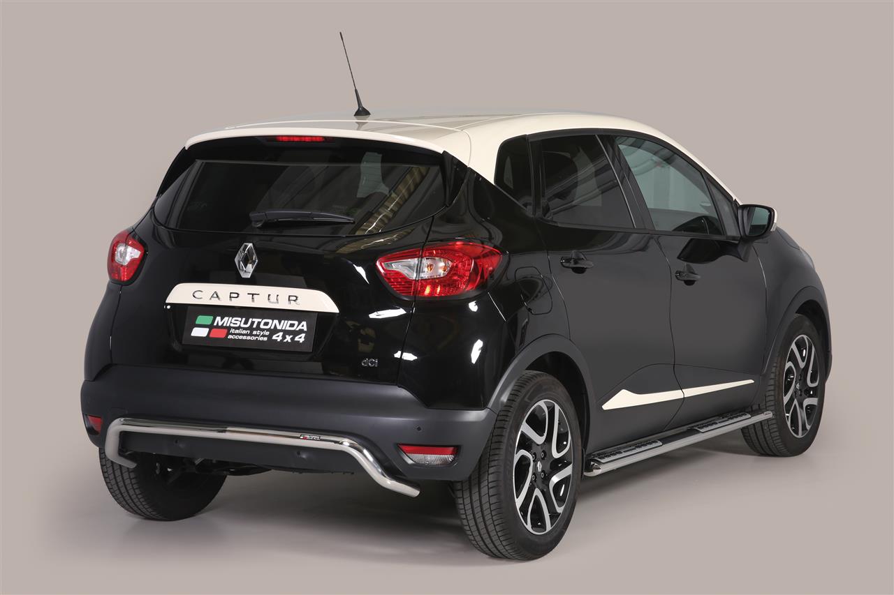 Paraurti Posteriore In Acciaio Inox  Ø50 Renault Captur 2013+