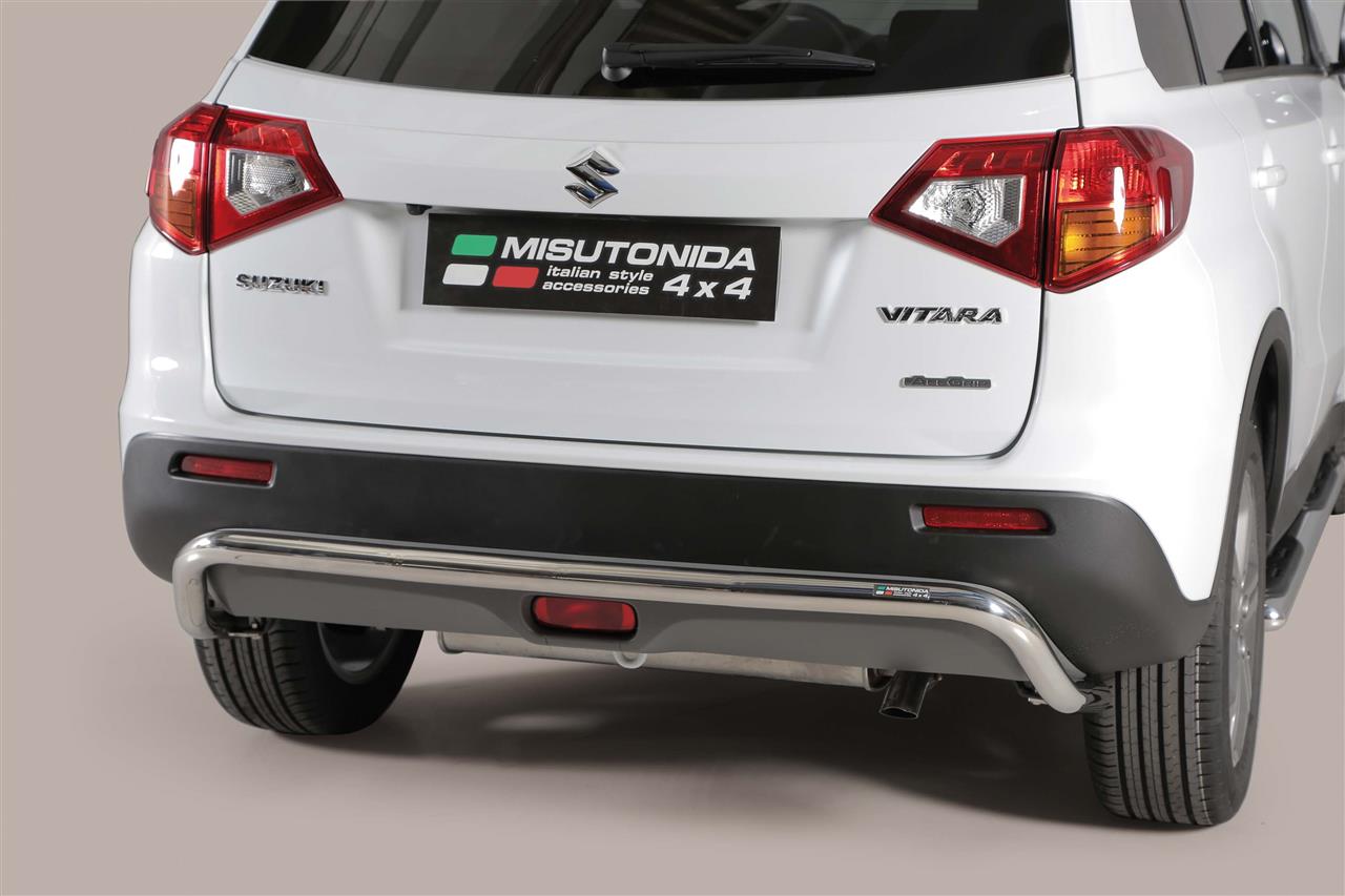 Paraurti Posteriore In Acciaio Inox Ø76 Suzuki Vitara 2015+