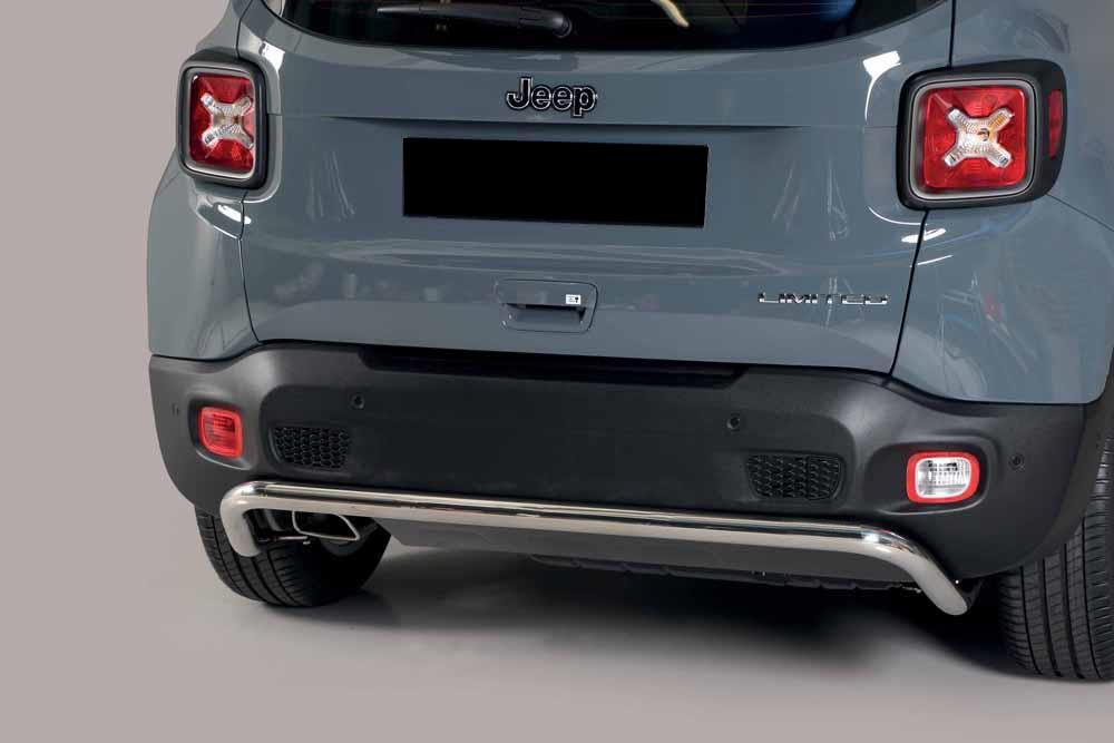 Pare Choc Arriere Inox 50 Jeep Renegade 2018/2019 (Trailhawk Incluso)