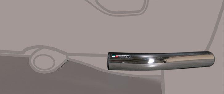 Protezione Angoli Di Paraurti Inox  Inox Ø50 Mitsubishi Pajero 00/03 Did