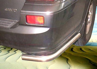 Protezione Angoli Di Paraurti Inox Ø50 Hyundai Terracan 2001/2006