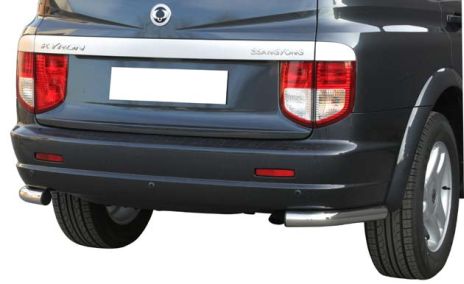 Protezione Angoli Di Paraurti Inox Ø63 Ssangyong Kyron