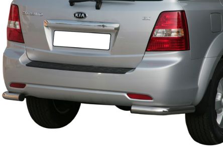 Protezione Angoli Di Paraurti Inox Ø63 Kia Sorento 2006/2008