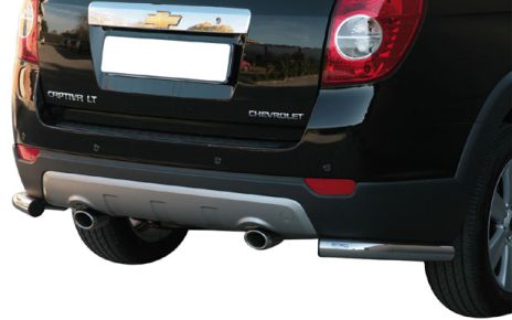 Protezione Angoli Di Paraurti Inox Ø63 Chevrolet Captiva 2006/2010