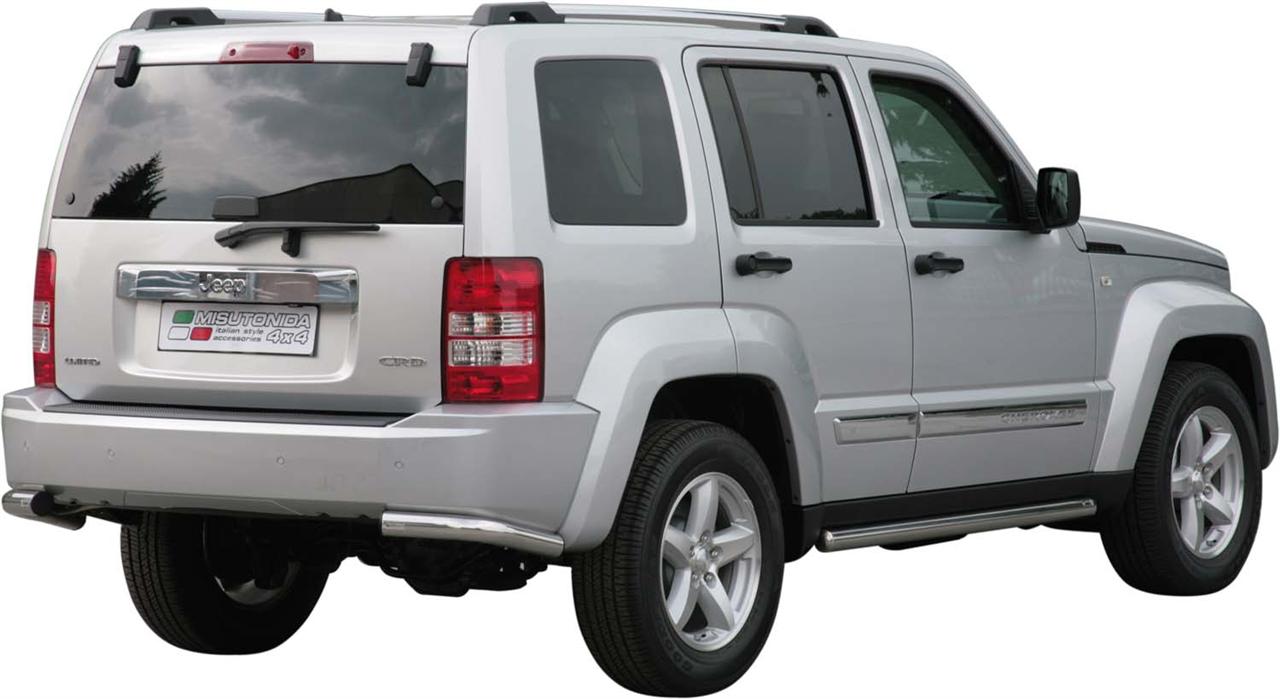 Protezione Angoli Di Paraurti Inox Ø63 Jeep Cherokee 2008+