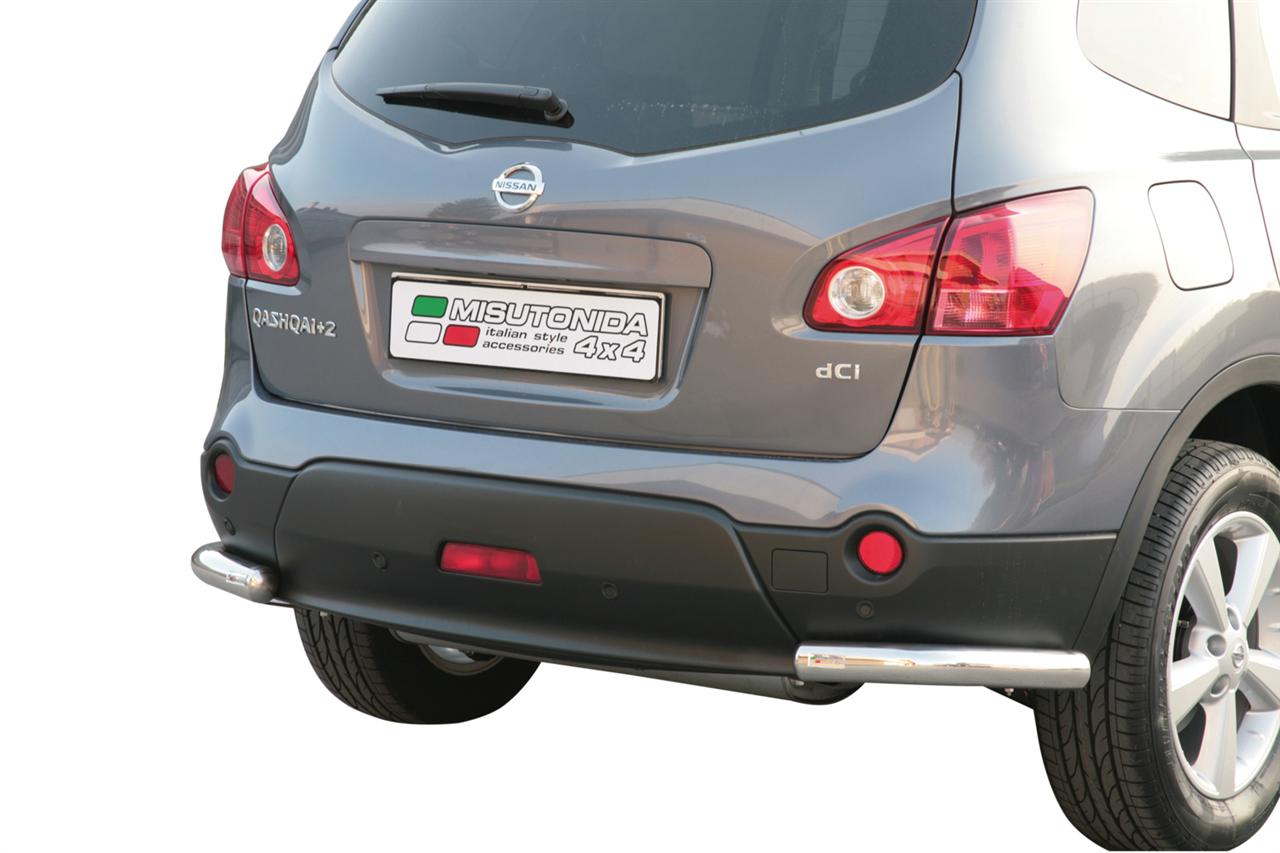Protezione Angoli Di Paraurti Inox Ø63 Nissan Qashqai +2 2008+