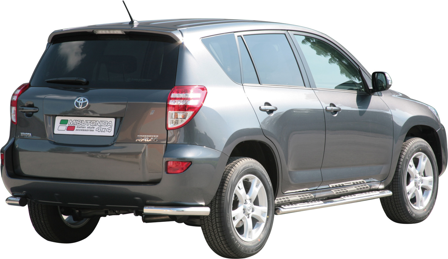 Protezione Angoli Di Paraurti Inox Ø63 Toyota Rav 4 2009+