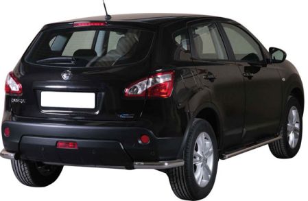Protezione Angoli Di Paraurti Inox Ø63 Nissan Qashqai 2010+