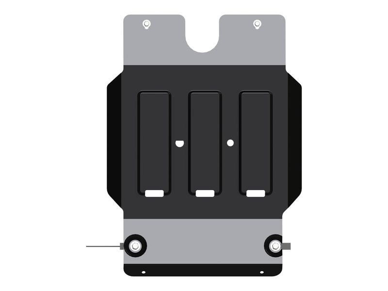 Protezione Sottoscocca Per Scatola Riduttore Toyota Hilux 2016+ (2.4Td Mt/2.8Td At) In Acciaio 3Mm