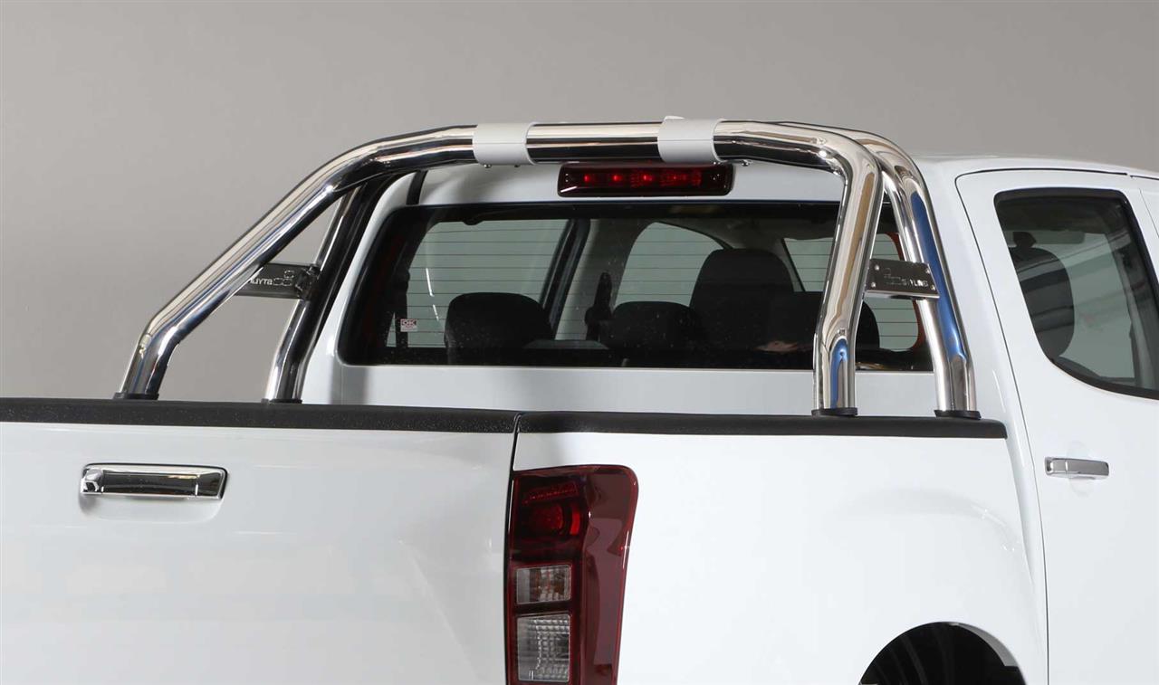 Roll Bar Inox Doppio Tubo Inox New Style Ø 76 Isuzu Dmax 2017+