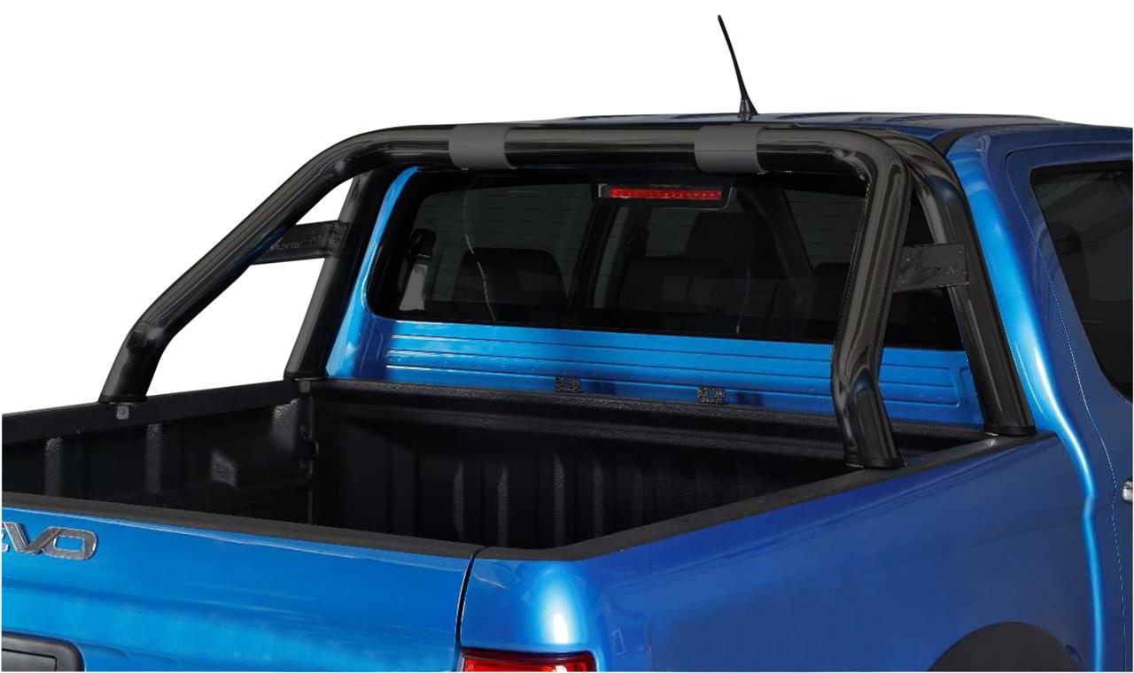 Roll Bar Thermolaque Noir Doppio Tubo 76 Dr Motor Evo Cross 4 Placche Laterali