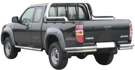 Doppio Tubo Del Cassone Inox Ø63 Mazda Bt50 2007/2008