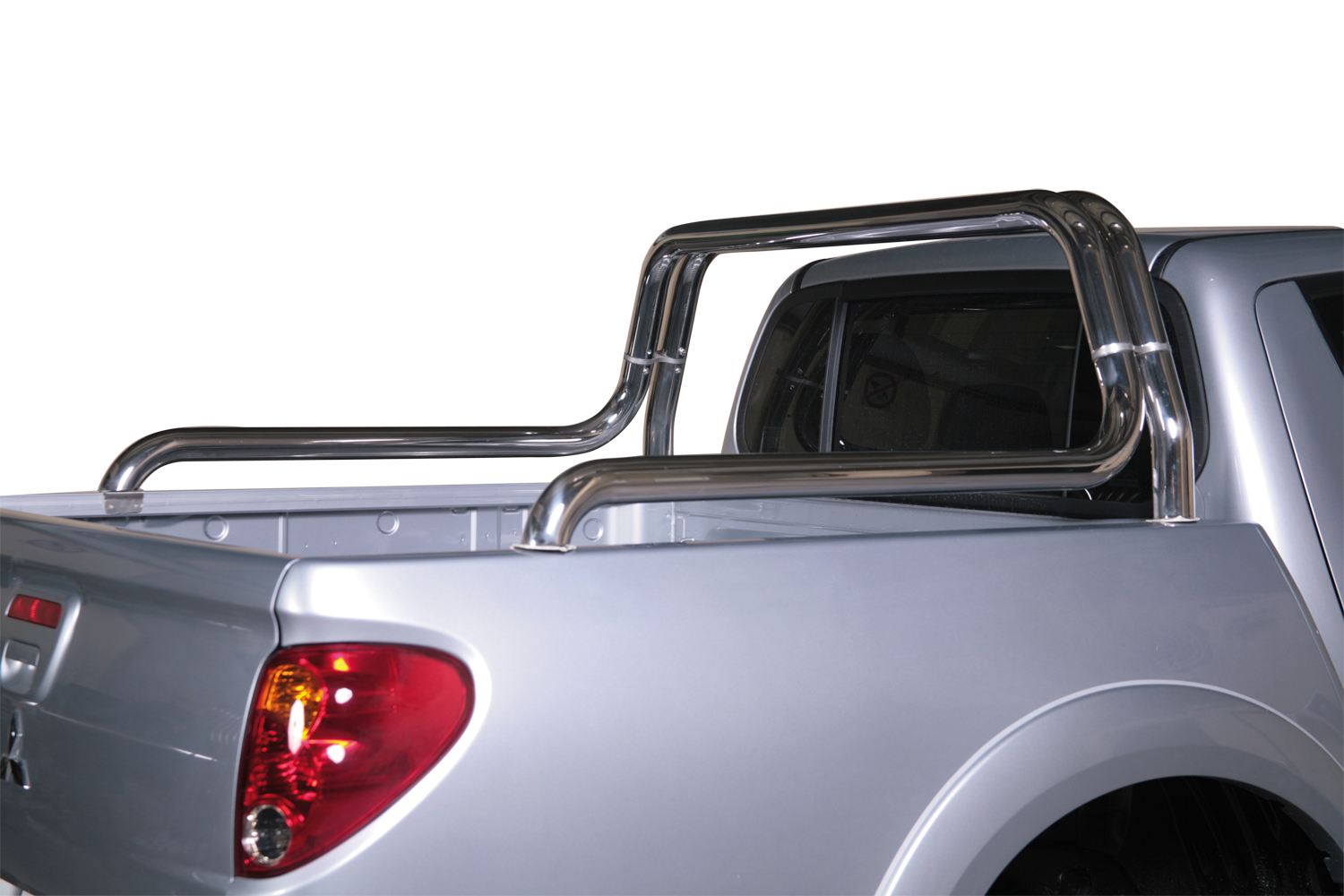 Doppio Tubo Del Cassone Inox  Ø63 Mitsubishi L200 2010+ Club Cab
