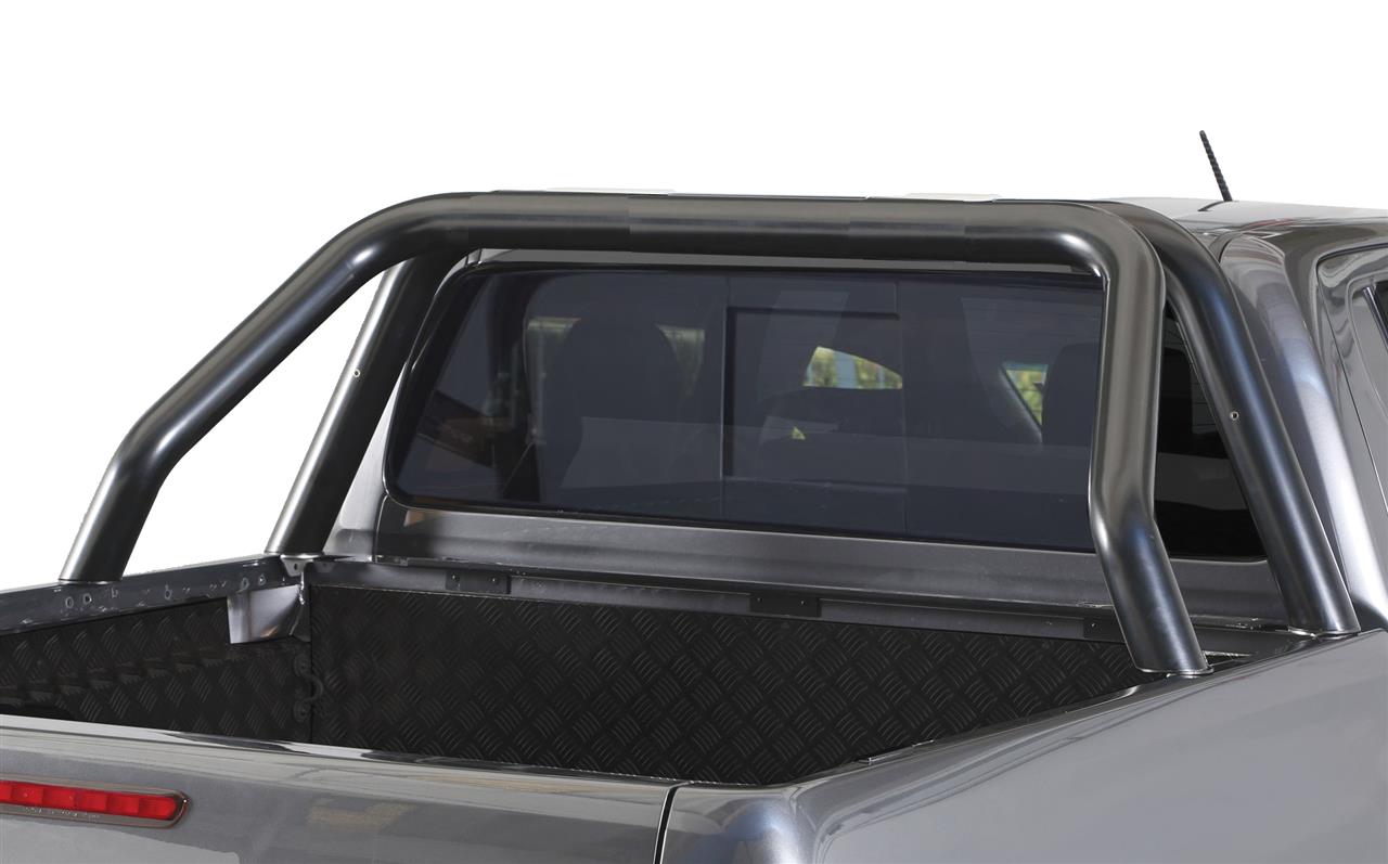Roll Bar Inox Doppio Tubo Ø 76 Termolaccato Nero Mercedes Classe X 2018+