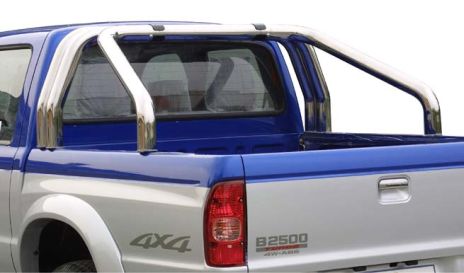Roll Bar Inox Termolaccato  Doppio Tubo Ø76 Mazda B2500 1999/2006