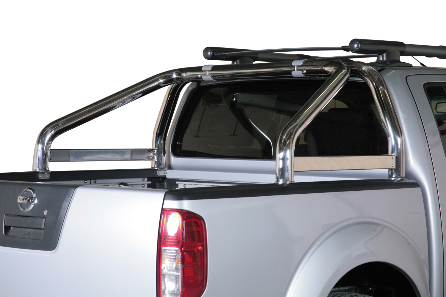 Roll Bar Inox Doppio Tubo Ø76 Nissan Navara D40 05-14