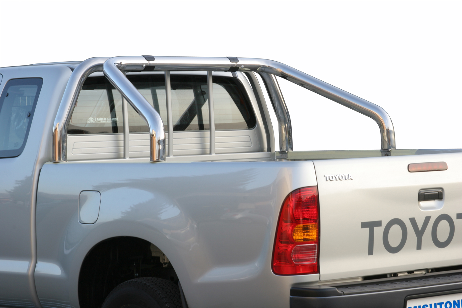 Roll Bar Inox Doppio Tubo Ø76 Toyota Hi Lux Vigo 2006-2014