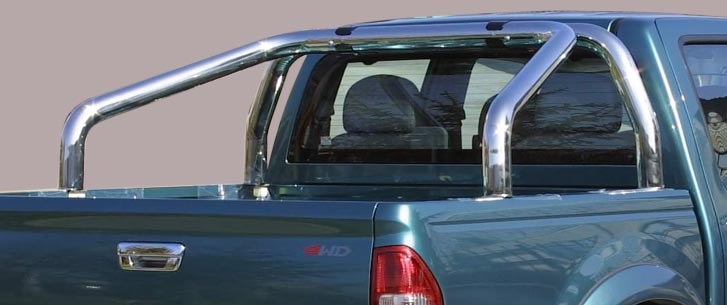 Roll Bar Inox Doppio Tubo Ø76 Isuzu Dmax 2003/2011