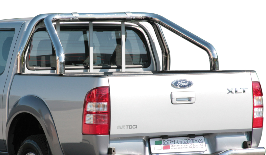 Roll Bar Inox Doppio Tubo Ø76 Ford Ranger 2006/2009