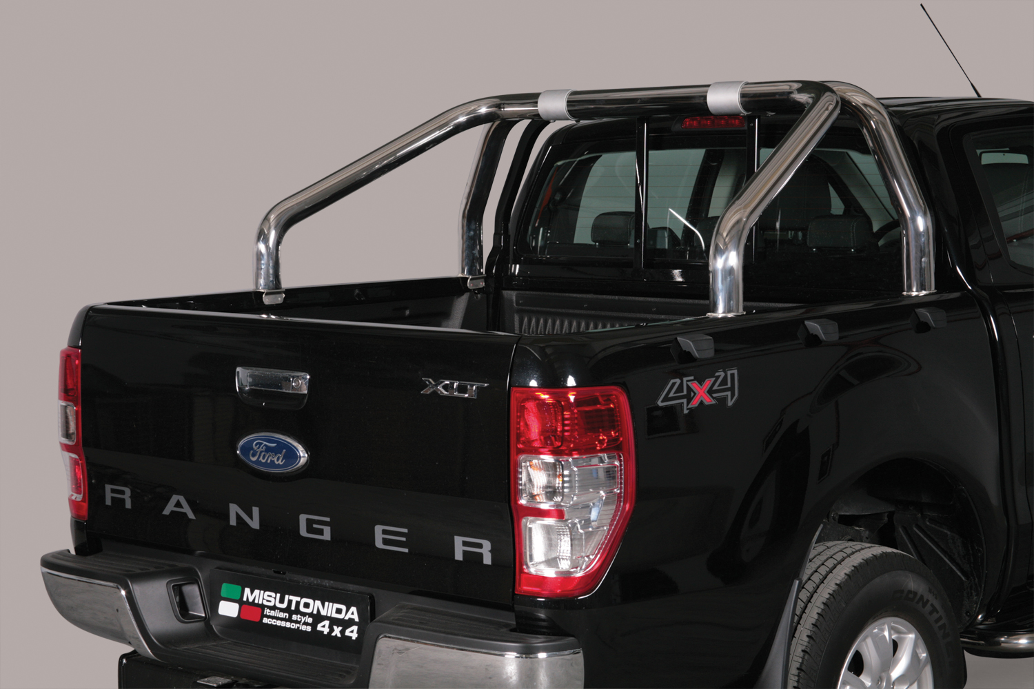 Roll Bar Inox Doppio Tubo Ø76 Ford Ranger 2012+