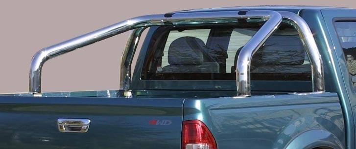 Roll Bar Inox Doppio Tubo Ø76 Ssangyong Actyon Sports 2012+