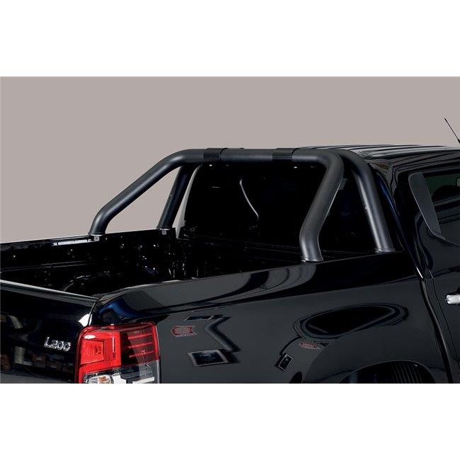 Roll Bar Inox Doppio Tubo Inox Ø 76 Mitsubishi L200 2016+ Club Cab