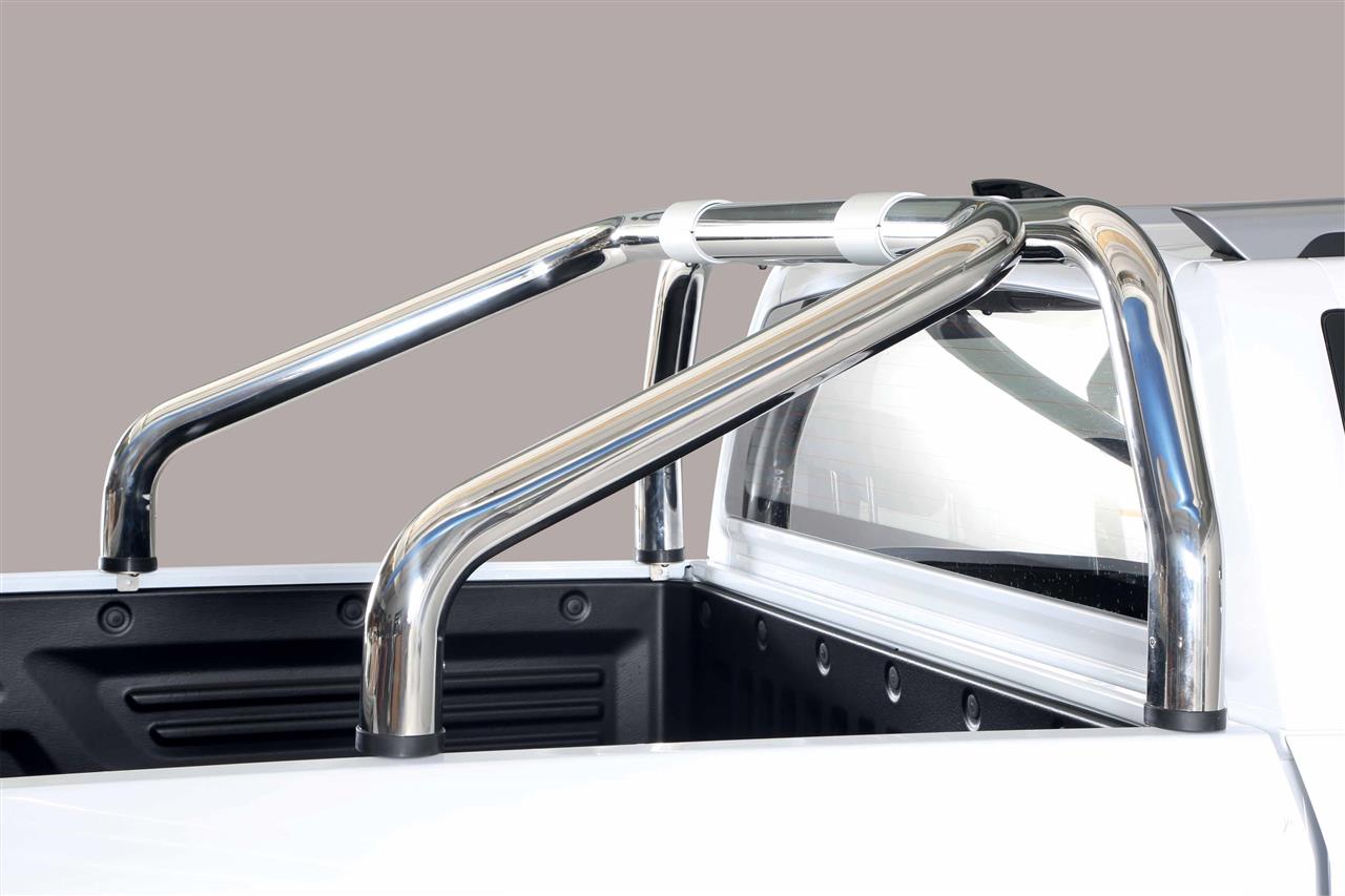 Roll Bar Inox Doppio Tubo Inox Ø 76 Ssangyong Musso Sports 2018+