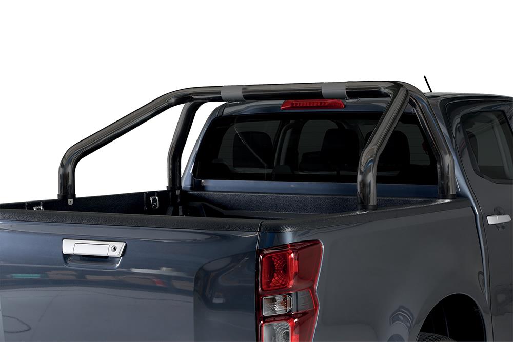 Roll Bar Inox Doppio Tubo Inox Ø 76 Isuzu Dmax ( Bordo Della Benna) 2020+