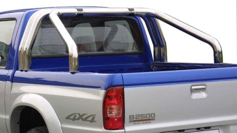 Roll Bar Inox Triplicare Tubo Ø76 Mazda B2500 1999/2006