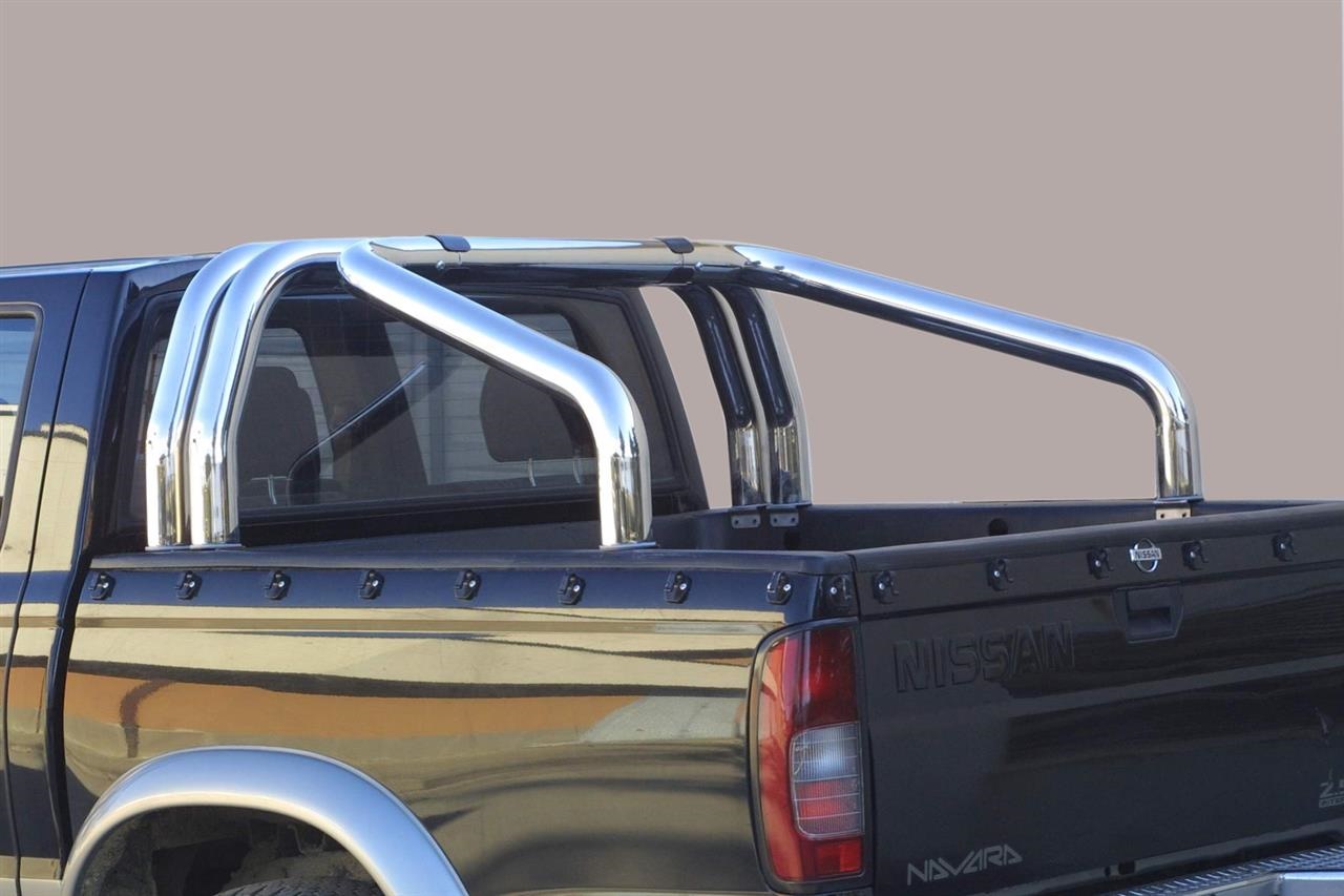 Roll Bar Inox Triplicare Tubo Ø76 Mitsubishi L200 2006/2009 Double Cab